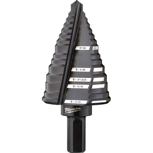 Foret &eacute;tag&eacute; no 12, 7/8" - 1-3/8", Acier rapide Waymarc Industries Inc