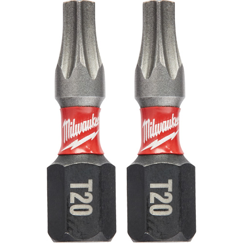 Forets &agrave; chocs Shockwave, Torx, T-20, Prise 1/4" Waymarc Industries Inc