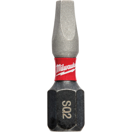 Shockwave Impact Insert Bit, Square, #2, 1/4" Drive Waymarc Industries Inc