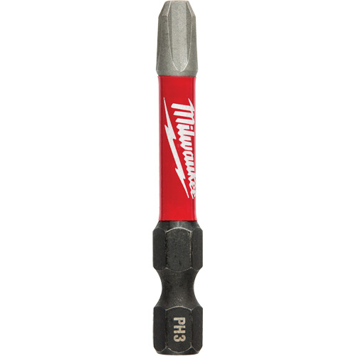 Shockwave Impact Power Bit, Phillips, #3 Tip, 1/4" Drive Size, 2" Length Waymarc Industries Inc