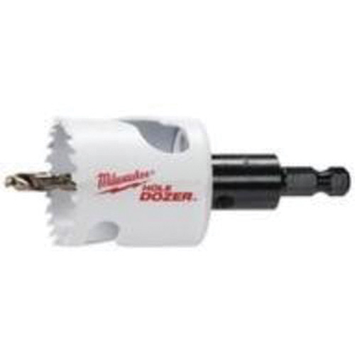 Scie-cloche Hole Dozer avec arbre, 1-3/4", Profondeur de la coupe 1-5/8", Bim&eacute;tal Waymarc Industries Inc