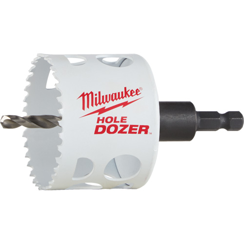 Hole Dozer Hole Saw with Arbor, 2-1/2", 1-5/8" Depth of Cut, Bi-Metal Waymarc Industries Inc