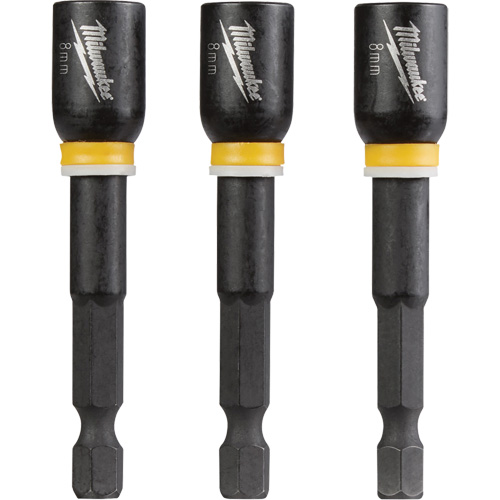 Shockwave Impact Duty Nut Driver, 1/4" Tip, 8 mm Drive, 2-9/16" L, Magnetic Waymarc Industries Inc