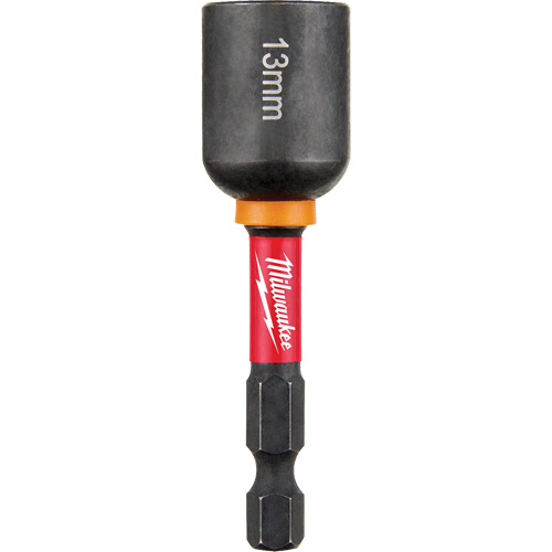 Shockwave Impact Duty Nut Driver, 1/4" Tip, 13 mm Drive, 2-9/16" L, Magnetic Waymarc Industries Inc
