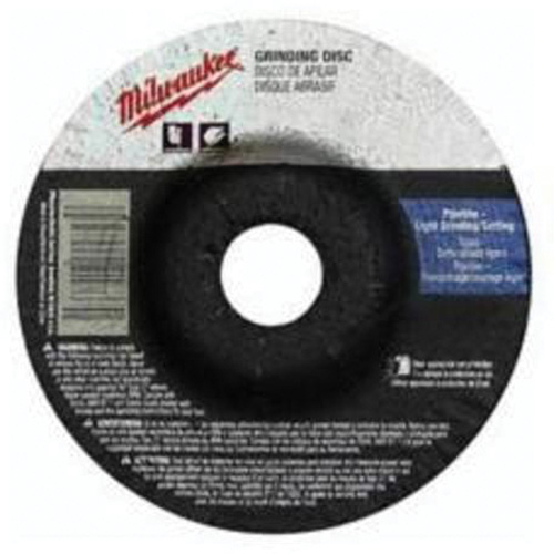 Meule, 4-1/2" x 1/8", Arbre 7/8", Oxyde d'aluminium, Type 27 Waymarc Industries Inc