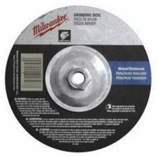Meule, 7" x 1/4", Arbre 5/8"-11, Oxyde d'aluminium, Type 27 Waymarc Industries Inc