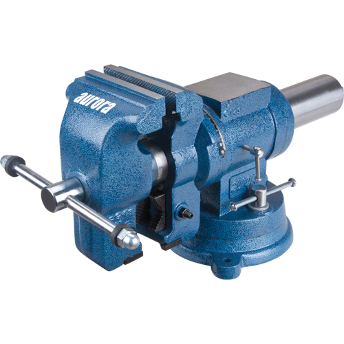 Multi-Purpose Bench Vise, 5" Jaw Width, 3-1/10" Throat Depth Waymarc Industries Inc