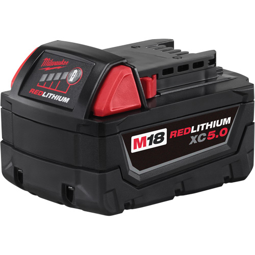M18 Redlithium XC5.0 Extended Capacity Battery Pack, Lithium-Ion, 18 V, 5 A Waymarc Industries Inc