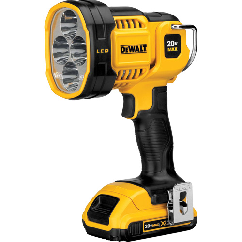 Max Cordless Jobsite Spotlight, LED, 1000 Lumens, Rechargeable Batteries Waymarc Industries Inc