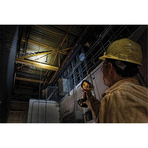 Max Cordless Jobsite Spotlight, LED, 1000 Lumens, Rechargeable Batteries Waymarc Industries Inc