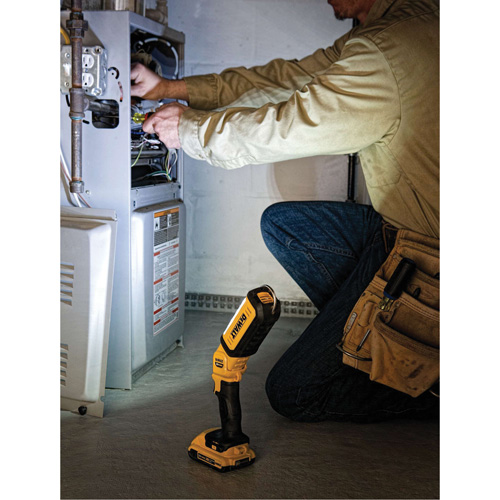 Max Cordless Hand-Held Area Light, LED, 500 Lumens, 3 Hrs. Run Time, Rechargeable Batteries, Not Included Waymarc Industries Inc