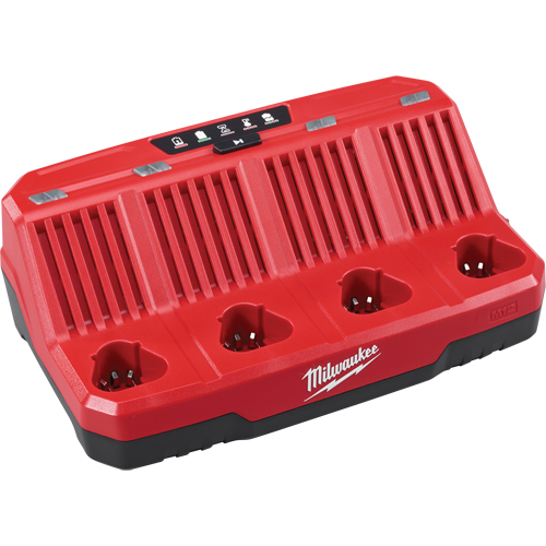 M12 Four Bay Sequential Charger, 12 V, Lithium-Ion Waymarc Industries Inc