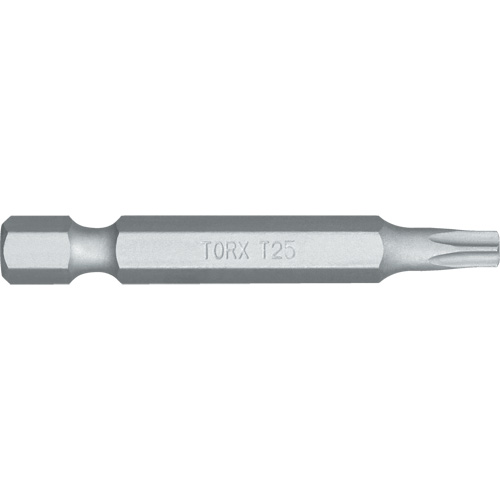 Screwdriver Bit, Torx, T-25 Tip, 1/4" Drive Size, 4-4/5" Length Waymarc Industries Inc