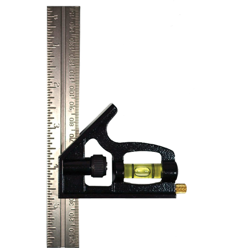 &eacute;querre combin&eacute;e Johnson 406EM, 6'' x 1'' lo, 1/32" Graduations, Acier, Ordinaire Waymarc Industries Inc