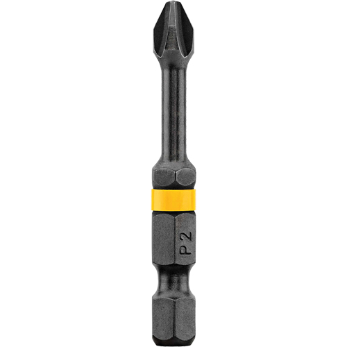 Dewalt 2" Phillips #2 Impact Ready&reg; Bit, Phillips, #2 Tip, 1/4" Drive Size, 2" Length Waymarc Industries Inc