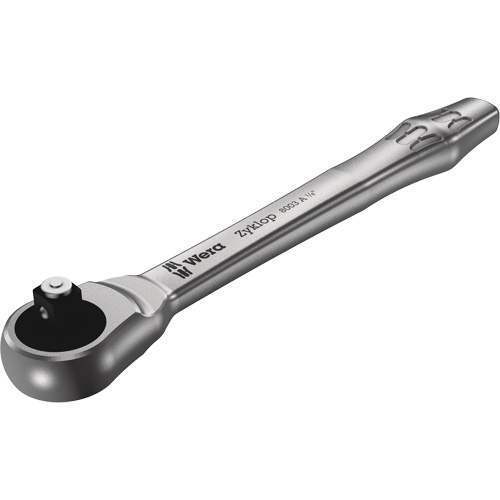 Zyklop Metal Ratchet 1/4 Push Through , 1/4" Drive, Plain Handle Waymarc Industries Inc