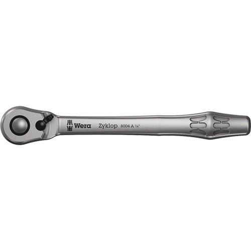 Zyklop Metal 1/4 Metal Ratchet with switch lever, 1/4" Drive, Plain Handle Waymarc Industries Inc