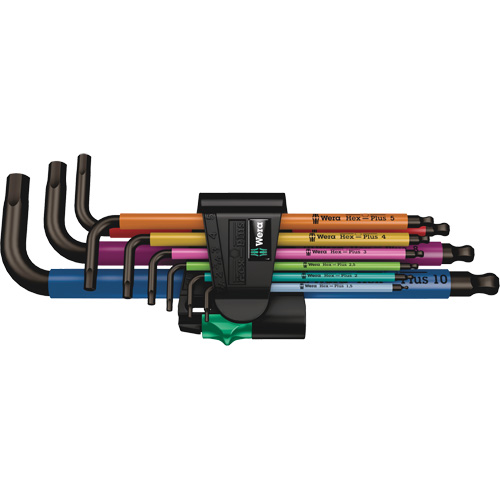 Hex Plus Key Set, 9 Pcs., Metric Waymarc Industries Inc
