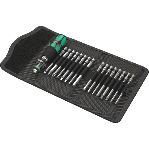 Jeu de tournevis Multi 60 Kraftform Kompakt et m&egrave;ches 17 mcx, 6-3/32" lo, Prise Plastique Waymarc Industries Inc