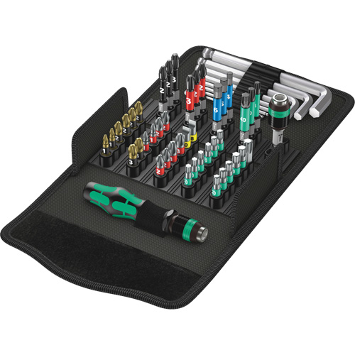 Jeu de tournevis Multi 100 Kraftform Kompakt 52 mcx, 6-1/32" lo, Prise Plastique Waymarc Industries Inc