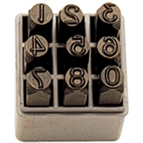 Number Hand Stamp Set, 9 Pieces Waymarc Industries Inc