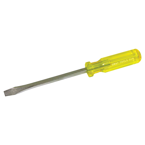 Slotted Screwdriver, 5/16", 10-1/4" L, Plastic Handle Waymarc Industries Inc