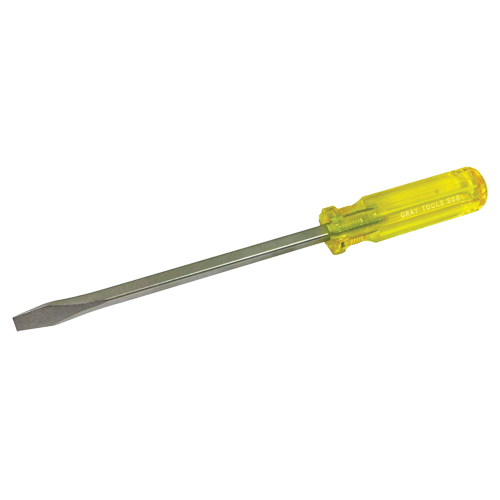 Slotted Screwdriver, 3/8", 12-1/2" L, Plastic Handle Waymarc Industries Inc