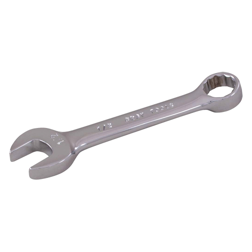 Cl&eacute; mixte courte, 12 pans, 6 mm, Fini Chrome Waymarc Industries Inc