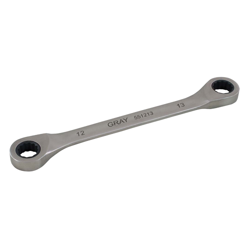 Cl&eacute; &agrave; cliquet polygonale double pour engrenage, 12 pans, 8 mm x 9 mm, Fini Ordinaire Waymarc Industries Inc