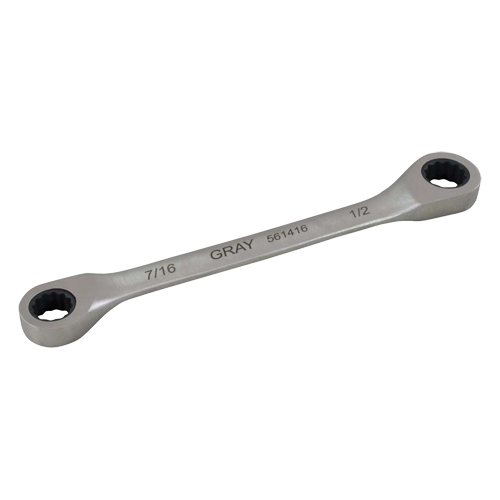 Cl&eacute; &agrave; cliquet polygonale double pour engrenage, 12 pans, 5/16" x 3/8", Fini Ordinaire Waymarc Industries Inc