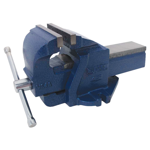 Ductile Iron Mechanics Bench Vise, 4-1/2" Jaw Width, 2-3/5" Throat Depth Waymarc Industries Inc