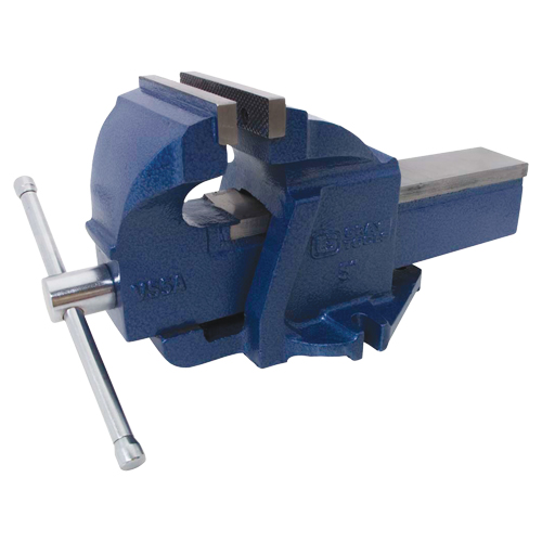 &eacute;tau d'&eacute;tabli en fonte ductile pour m&eacute;canicien, Largeur des m&acirc;choires 5", Profondeur de la gorge 3-3/10" Waymarc Industries Inc