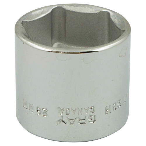 Socket, 15 mm, 3/8" Drive, 6 Points Waymarc Industries Inc