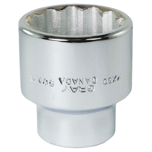 Douille, 50 mm, Prise 1", 12 pans Waymarc Industries Inc