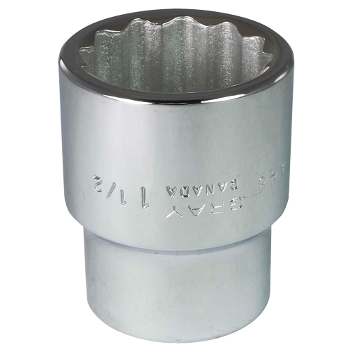 Socket, 1-1/2", 1" Drive, 12 Points Waymarc Industries Inc