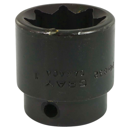 Douille, Chocs, 1", Prise 1/2", 8 pans Waymarc Industries Inc