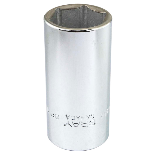 Socket, 28 mm, 1/2" Drive, 6 Points Waymarc Industries Inc