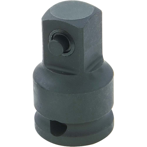 Adapter, Impact, 3/8" Drive, 1/2" Socket, 1.375" L Waymarc Industries Inc