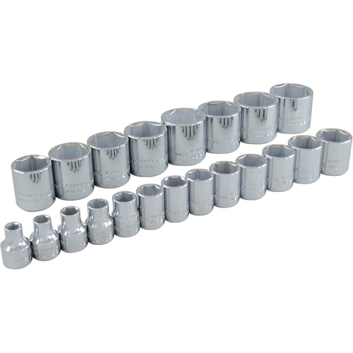 Jeu de douilles, 21 Mcx, Prise de 3/8" Waymarc Industries Inc