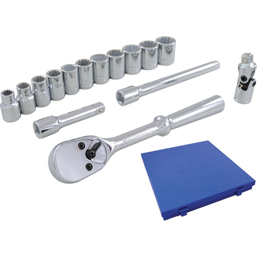 Jeu de douilles et accessoires, 15 Mcx, Prise de 3/8" Waymarc Industries Inc