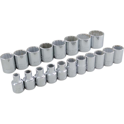 Jeu de douilles, 19 Mcx, Prise de 3/8" Waymarc Industries Inc