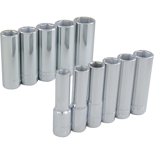 Jeu de douilles, 11 Mcx, Prise de 3/8", Profond Waymarc Industries Inc
