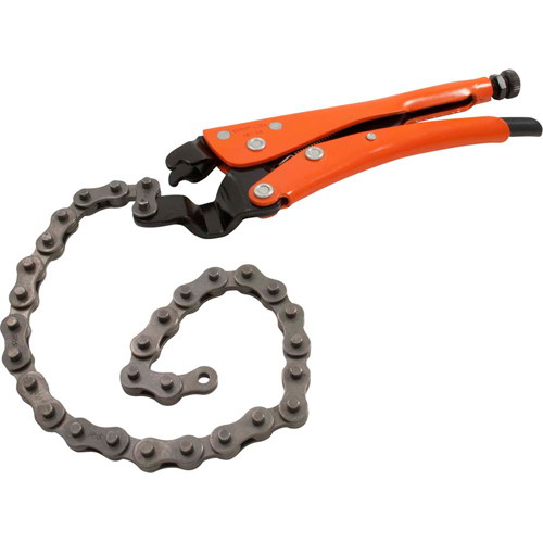Locking Chain Clamp Pliers, 10" Length, Omnium Grip Waymarc Industries Inc