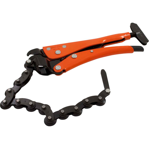 Locking Chain Clamp Pliers, 10-1/2" Length, Omnium Grip Waymarc Industries Inc