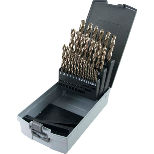 Drill Bit Set, 29 Pieces, High Speed Cobalt Waymarc Industries Inc