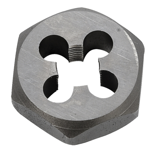 Hex Rethreading Die Nut, 1"/1-1/16" Dia., 1/8"-27 Thread, Carbon Steel/Chromium Steel Waymarc Industries Inc