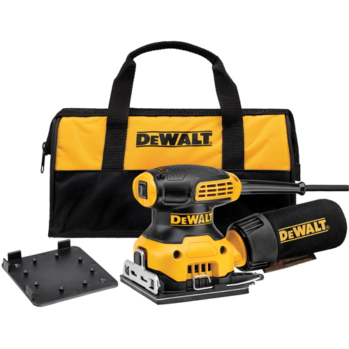 Palm Grip Sander Kit, 1/4" Sand Paper, 2.3 A, 120 V, 14 000 OPM Waymarc Industries Inc