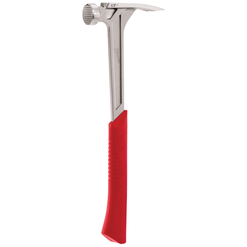 Milled Face Framing Hammer, 17 oz., Solid Steel Handle, 16-1/8" L Waymarc Industries Inc