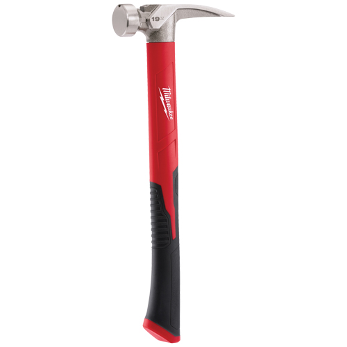 Smooth Face Hammer, 19 oz., Fibreglass Handle, 15-1/4" L Waymarc Industries Inc