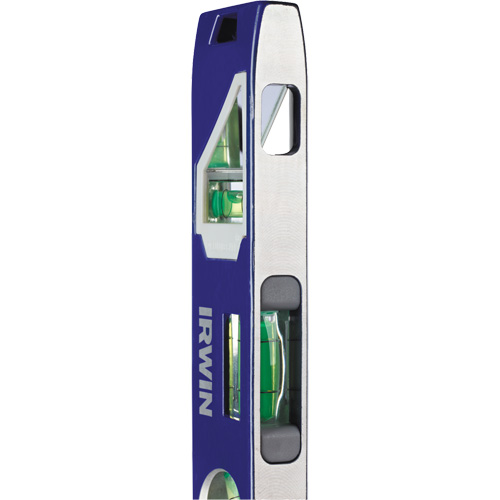 Niveau torpille robuste de s&eacute;rie 250, 9" lo, Aluminium, 4 fioles, Magn&eacute;tique Waymarc Industries Inc